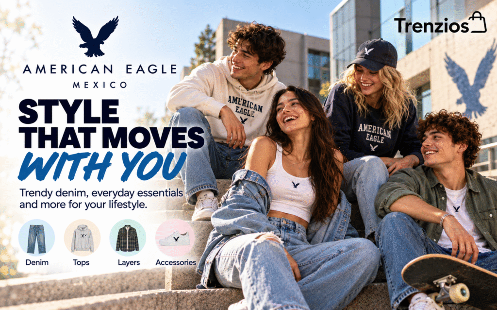 American Eagle Mexico Urban Denim Crew