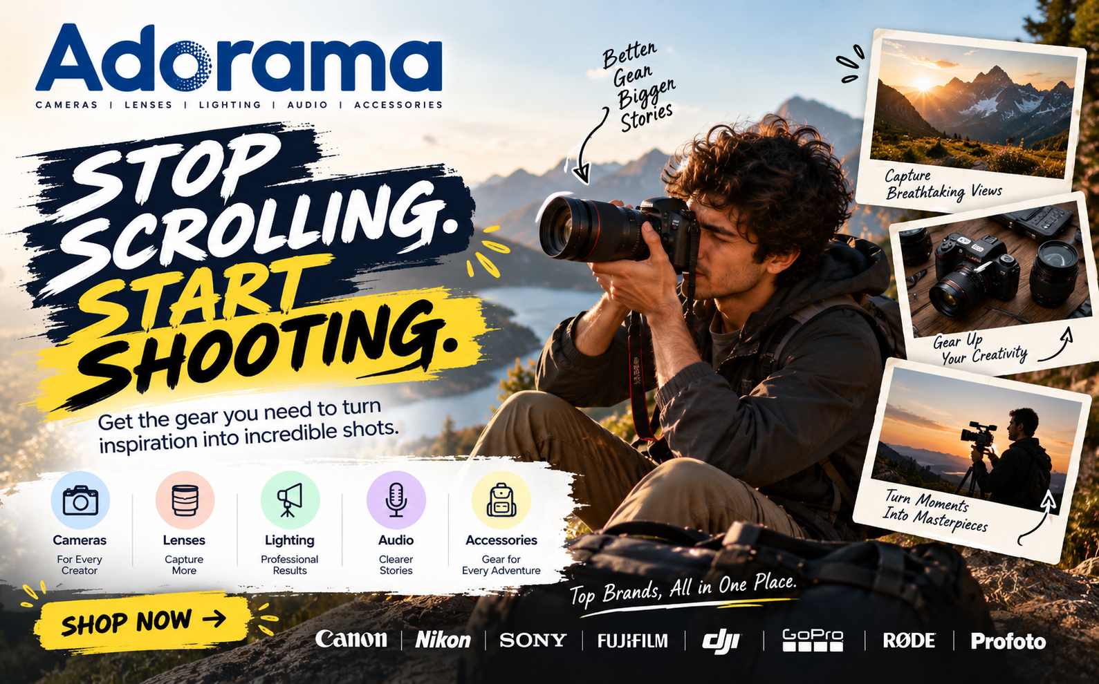 Stop Scrolling, Start Shooting